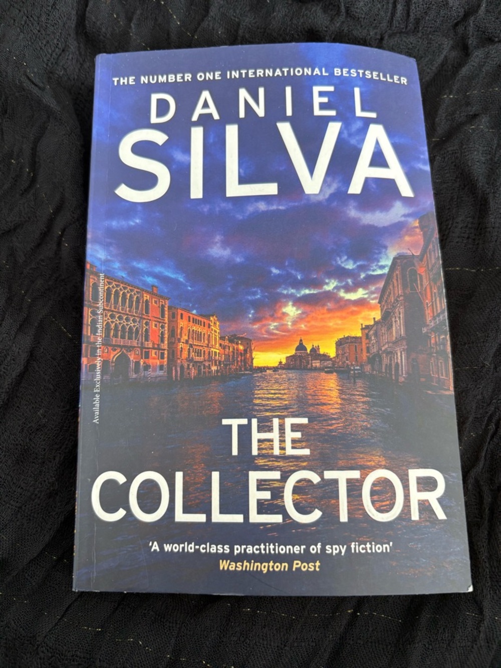 Daniel Silva "The Collector" Paperback - Blue Sunset Cover